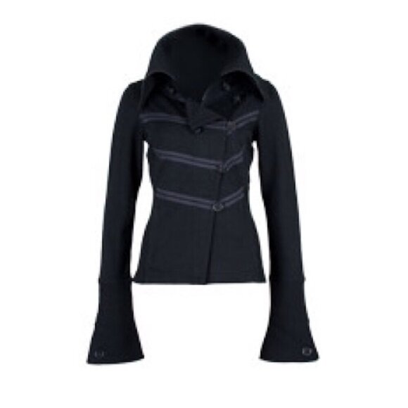 Lululemon - Admiral Jacket in Military Grey, sz 6 - Cotton Fleece, 6 - RARE - Picture 10 of 10